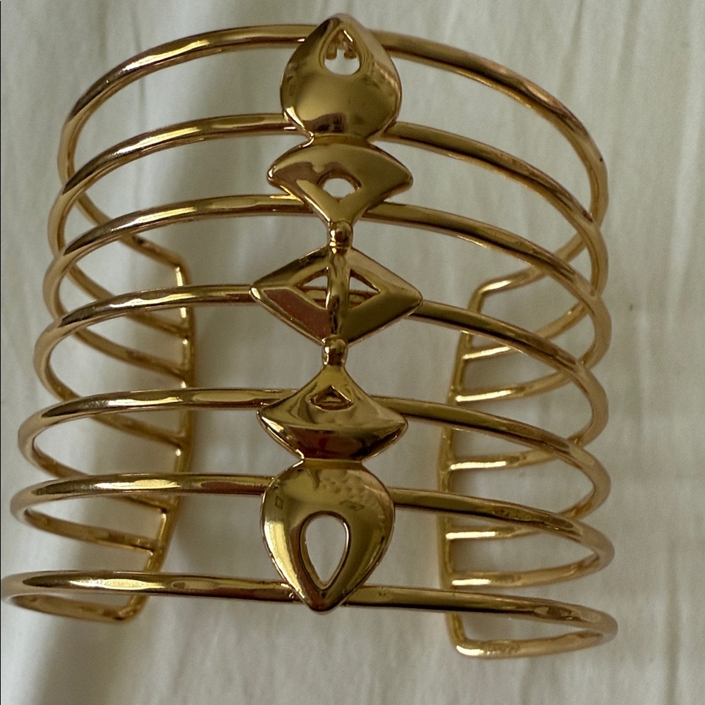 Stella and Dot Gold Cuff Bracelet